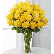 36 Sunny Yellow Rose 
